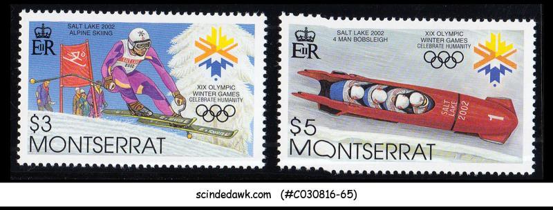 MONTSERRAT - 2002 SALT LAKE CITY OLYMPIC GAMES - 2V-  MINT NH