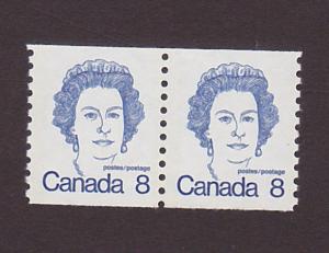 Canada 604 Coil Pair MNH
