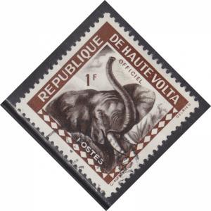 Burkina Faso O1 Elephant 1963