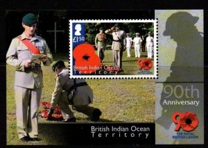 BRITISH INDIAN OCEAN TERR SGMS472 2011 THE BRITISH ROYAL LEGION MNH