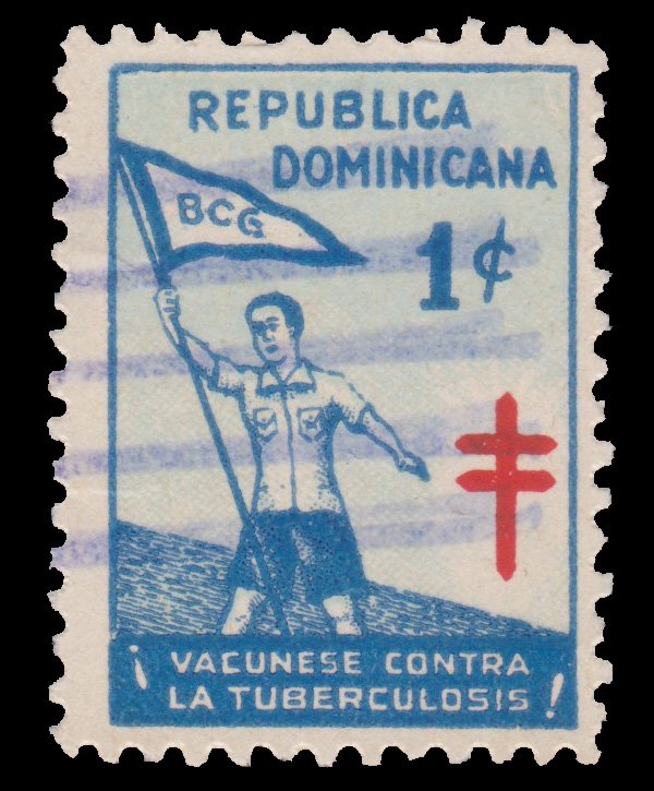 DOMINICAN REPUBLIC. SCOTT # RA12. YEAR 1950. USED.