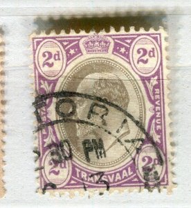 SOUTH AFRICA; TRANSVAAL 1903-04 early ED VII issue fine used Shade of 2d. value