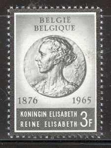 Belgium Scott 659 MNHOG - 1965 Queen Elisabeth Issue - SCV $0.25