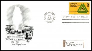 US 1314 National Park Service Artmaster Label FDC