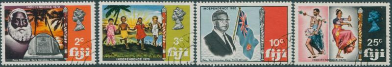 Fiji 1970 SG428-431 Independence set FU