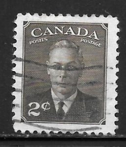 Canada 285: 2c George VI, used, F-VF