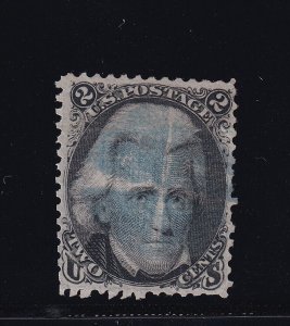 84 Rare VF used PSE cert Blue cancel with nice color cv $ 7000 ! see pic !