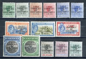 1942  Sc #116-28 MNH** cv.$95 ( 805 Bahamas )