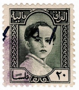 (I.B) Iraq Revenue : Duty Stamp 20f (King Faisal II)