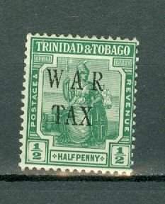 TRINIDAD & TOBAGO 1917 WAR TAX #MR4 MNH...$0.30