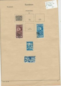 Romania Stamps on 2 Pages Ref: R6857