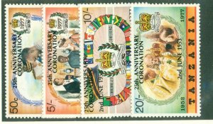 TANZANIA 99-102 MH BIN$ 0.75