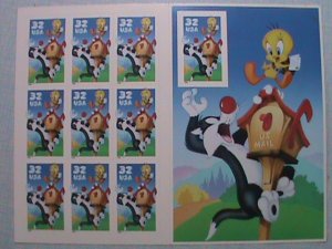 UNITED STATES STAMP: 1998 SC#3204a SYLVESTER & TWEETY CARTOONS MINT  SHEET