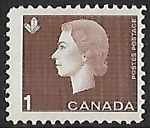 Canada # 401 - Queen Elisabeth & Crystals - MNH.....(G2)