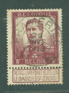 Belgium #102 Used Single