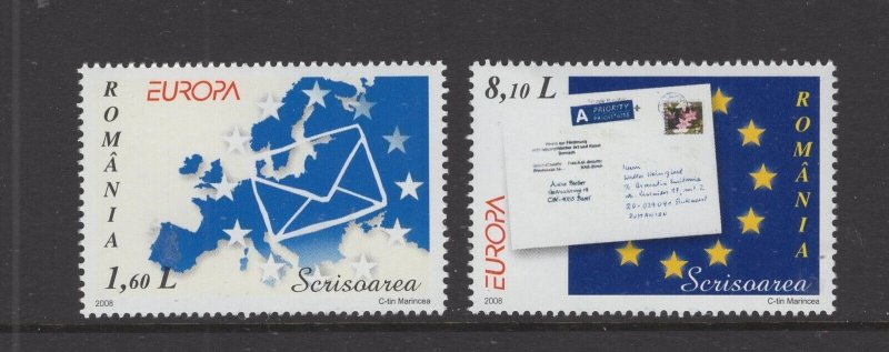 Romania #5041-42  (2008 Europa set) VFMNH CV $8.25