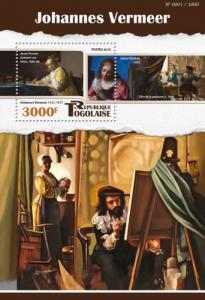 TOGO 2015 SHEET VERMEER ART PAINTINGS tg15511b