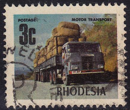 Rhodesia - 1973 - Scott #278 - used - Trailer Truck