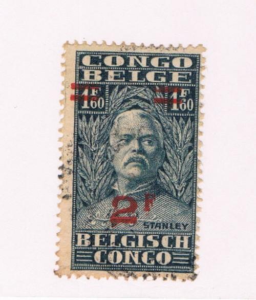 Belgian Congo  #132 Used Morton Stanley (B0207)