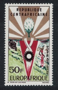 Central African Rep. Europafrique 1965 MNH SG#99