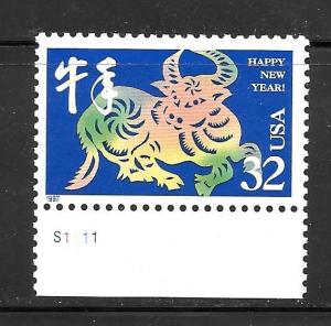 #3120 MNH Plate #Single