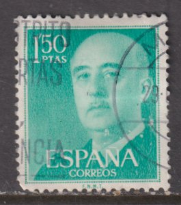 Spain 827 General Francisco Franco 1956