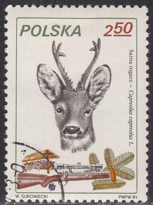 Poland 2453 Elk 2.50zł 1981