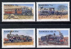 NAMIBIA - 1994 - Steam Railways - Perf 4v Set - Mint Light Hinged