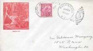 717 2c ARBOR DAY - A. E. Gorham U/L red DC