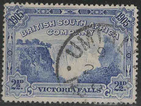 Rhodesia Scott 77a Used Victoria Falls stamp  perf 14.5x15 CV$20