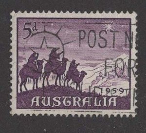 Australia # 334 Christmas - Three Magi   (1)  VF Used