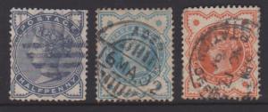 Great Britain Sc#98,111,125  Used