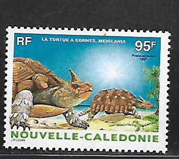 NEW CALEDONIA, C282, MNH, HORNED TURTLE MEIOLANIA