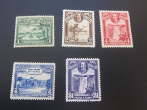 British Guinea 1931 Sc 205-09 set MH