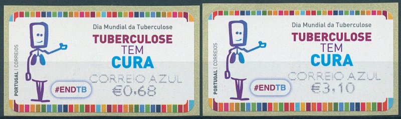 Portugal 2021 MNH Medical Stamps Tuberculosis Convalescent Correio Azul 2v S/A