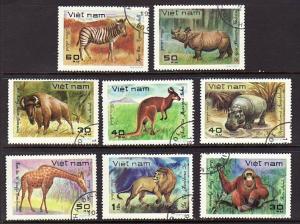 Vietnam Animals 1154-1161 CTO