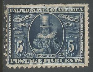 UNITED STATES 330 MNG 1907 N989