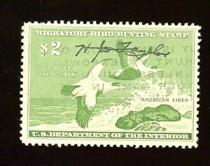 United States #RW24 $2 Duck Stamp - American Eiders