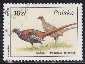 Poland 2722 Phasianus Colchicus 10.00zł 1986