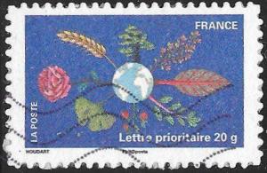 France 3972 Used - Celebrating the Earth - Flora & Earth