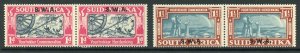 South West Africa 1938 Voortrekker Commem set SG109/10 UM cat 38 pounds