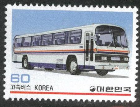 Korea Scott 1326 MNH** 1983 Buss stamp