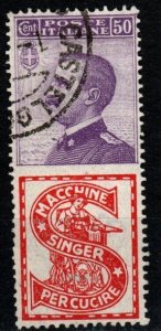 Italy #105h F-VF Used CV $11.00 (X4441)