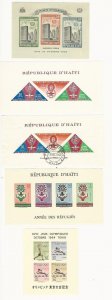 Haiti, Postage Stamp, #C169a, C190a, C192a, C226a Mint NH, C190a Used, JFZ 