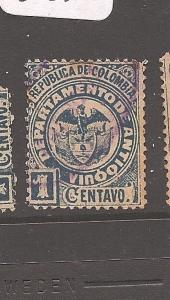 Colombia Antioquia SC 93 used Antioquia VFU copy 1 (5axv) 