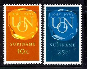 Surinam Set  Scott# 373-4 MNH