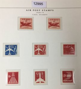 MOMEN: US STAMPS  1948-1973 MINT OG NH COLLECTION LOT #12995