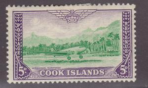 Cook Islands 135 Mail Plane Landing 1949