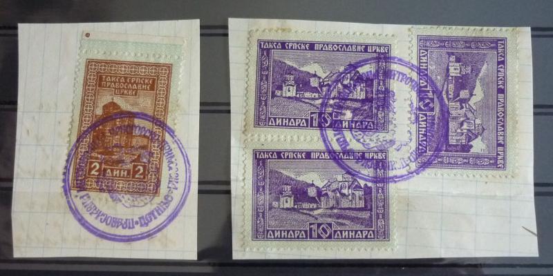 MONTENEGRO CHURCH CANCEL-YUGOSLAVIA ORTHODOX REVENUES R! crna gora jugoslawien 5