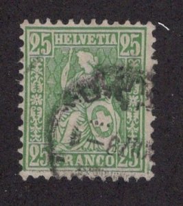 Switzerland #55a Used *Minor Fault* ~JM-2111